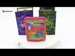 CBD Gummies Καναβίδα συσκευασία σακούλες Μαριχουάνα Weed Mylar 3.5g Custom