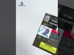 Περιβαλλοντικά φιλική συσκευασία καπνού τσάντα υγρασία αποδεδειγμένη πλαστική πλαστική προσαρμοσμένη σχεδίαση